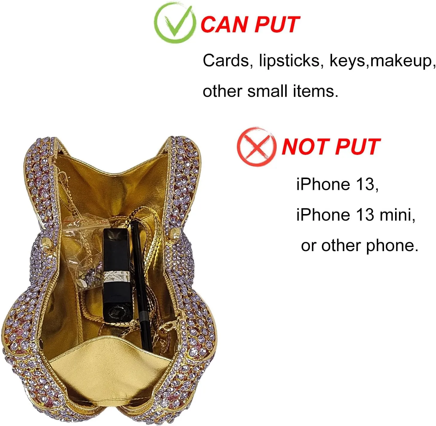 HUANG ZHUANG Bowknot Luxury Crystal Clutch Women Glitter Rhinestone Evening Bag for Party Wedding