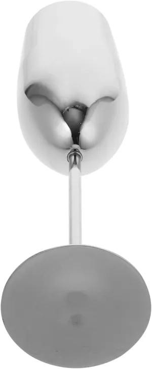 IMIKEYA Stainless Steel Glasses Goblet Flutes Unbreakable Glasses Wine Cocktail Fluted Wineglass Wine Glasses with Party Bar Cups Shot Glasses Silver