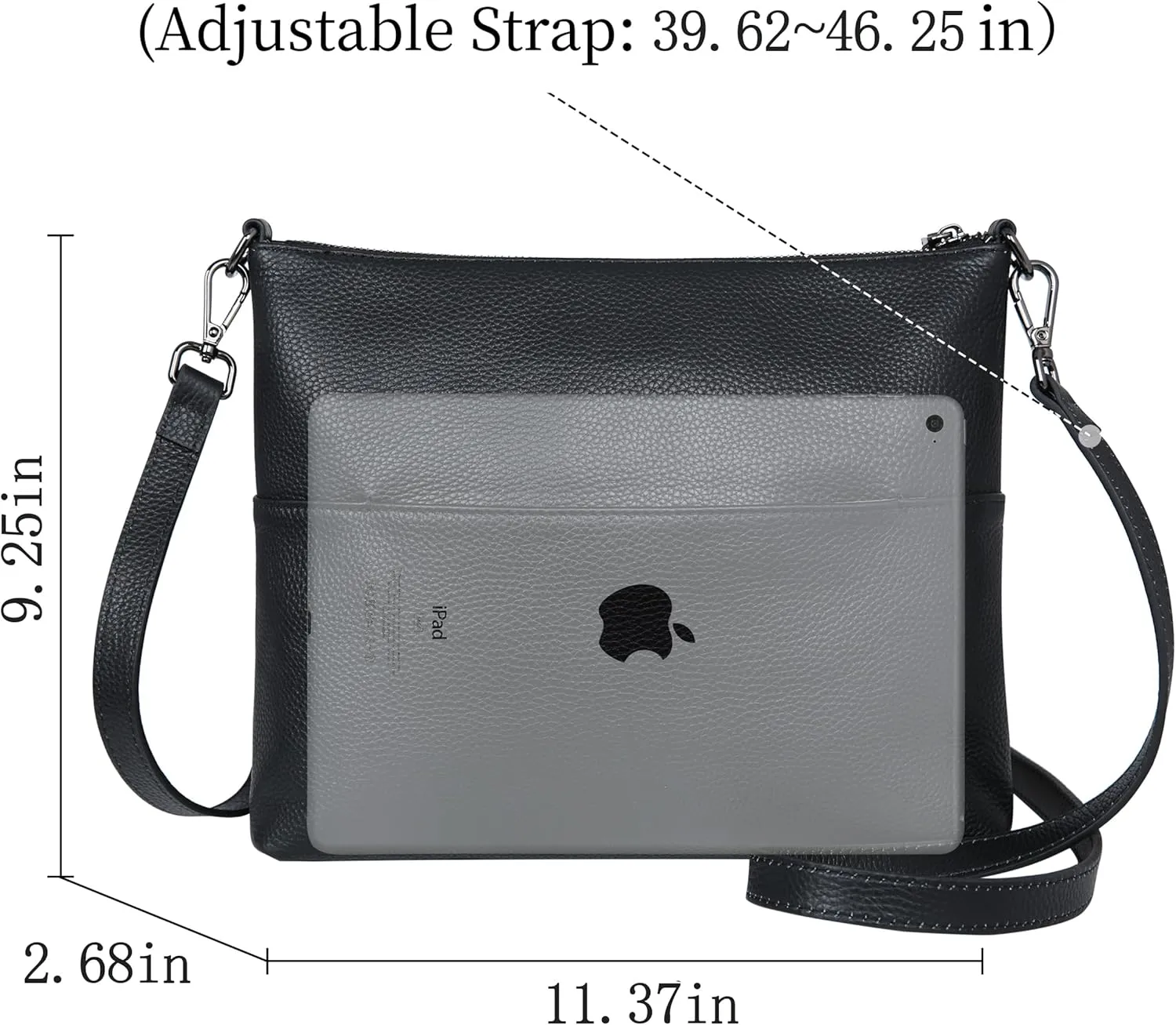 Iswee Crossbody Bag for Women Leather Purses Fashion Designer Handbags