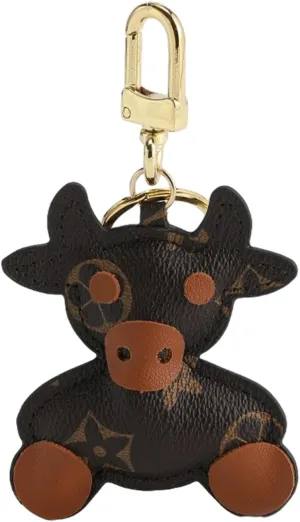 jiesinlov Kawaii Bag Pendant Keychain Dolls, Cute Trend Cow Bag Charms, Purse DIY Remodeling Accessories(Cow)