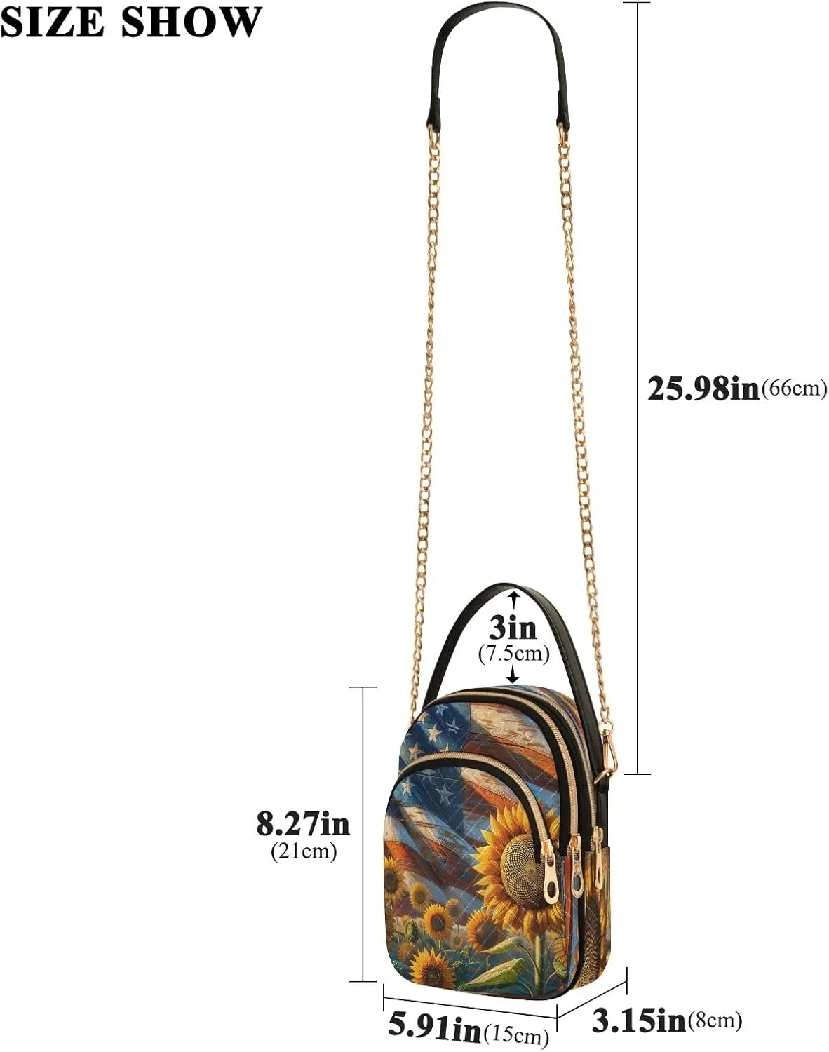 Joisal Blue Butterflies Small Purses for Women Crossbody, Shoulder Purses Trendy Handbag for Women, Small Cell Phone Purse