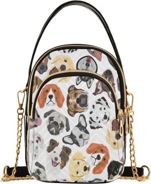 JSTEL Small Crossbody Bag for Women with Compartments,Long Strap Crossbody Purse Polyester Phone Purse Wallet