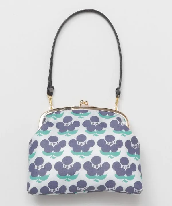 KOKESHI Flower Vinyl Gamaguchi Handbag