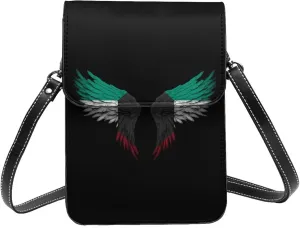 Kuwait Kuwaitis Flag Wings Small Crossbody Bag Is A Shoulder Bag Designed For Women And Girls Cell Phone Crossbody Wallet Purses With Card Slots Adjustable Strap