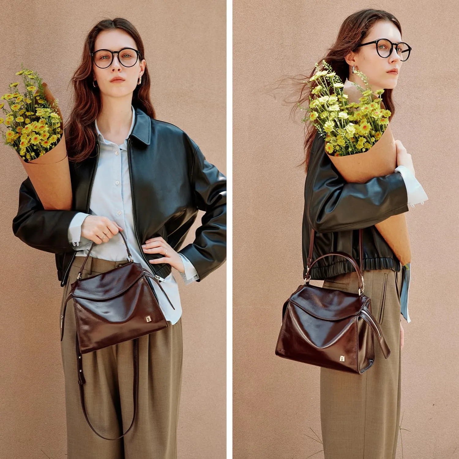 LA FESTIN Small Purse Leather Bags For Women: Shoulder Handbags Crossbody Bag
