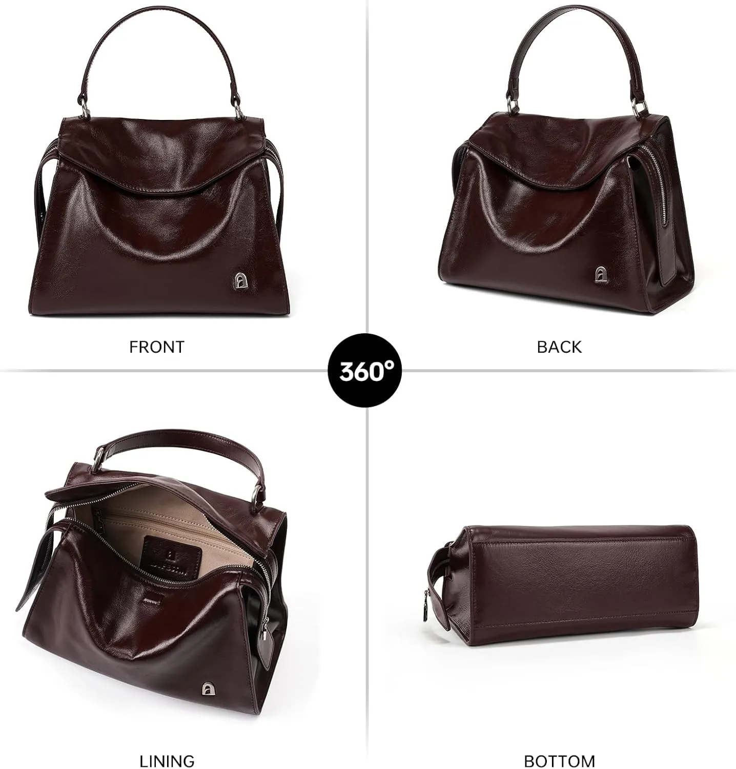 LA FESTIN Small Purse Leather Bags For Women: Shoulder Handbags Crossbody Bag