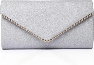 Labair Shining Envelope Clutch Purses for Women Evening Purses and Clutches For Wedding Party.