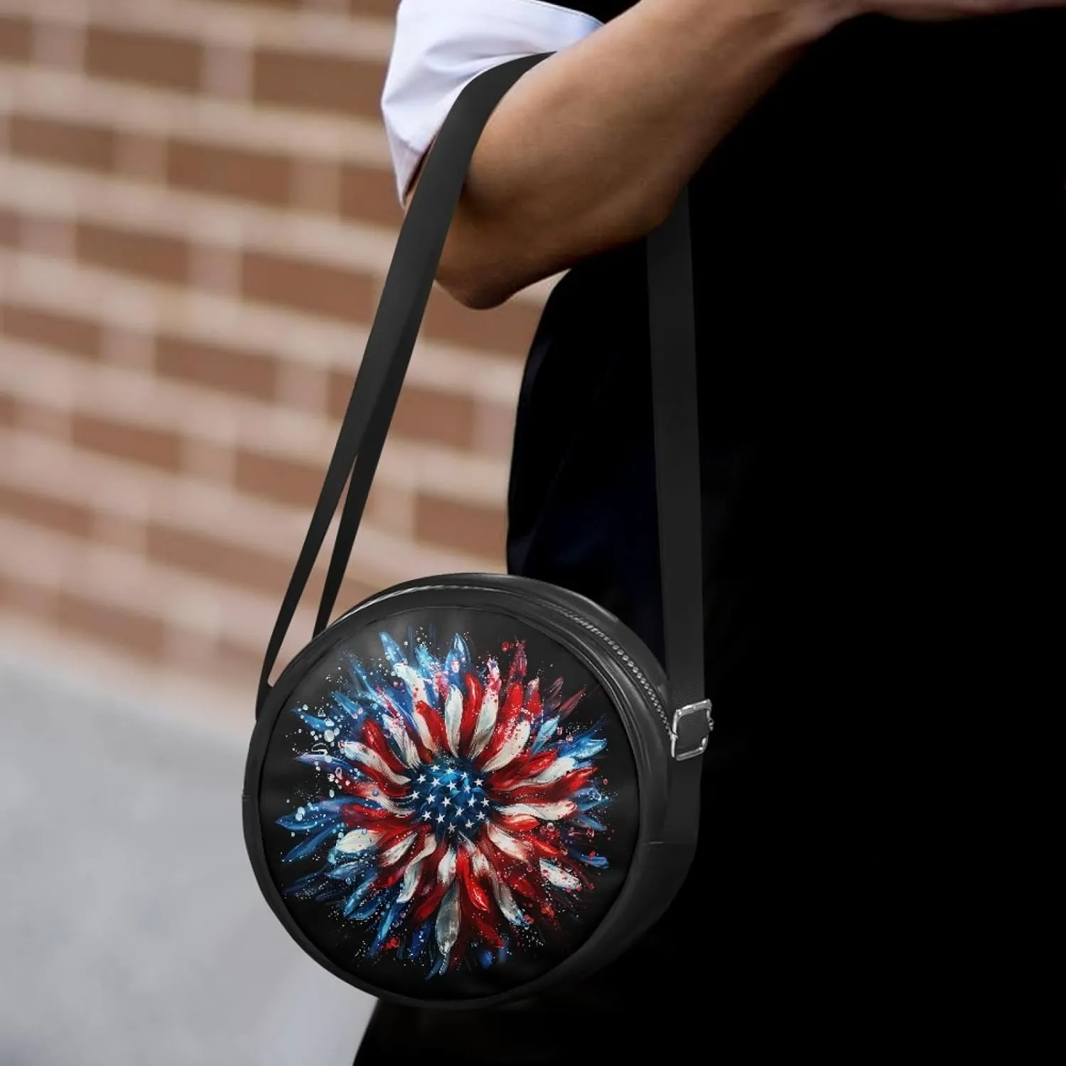 Ladies Cirlcle Crossbody Bag Women Cross Body Bag Adults Chest Bag