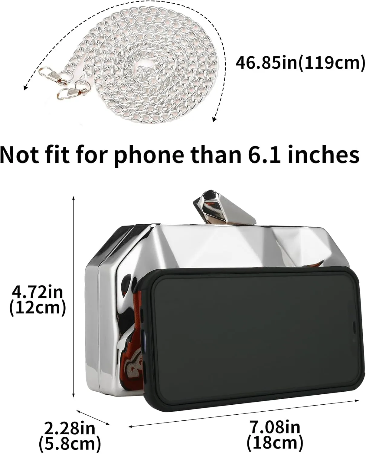 Ladies Vintage Clutch Purse Cocktail Wedding Party Evening Clutch Bag