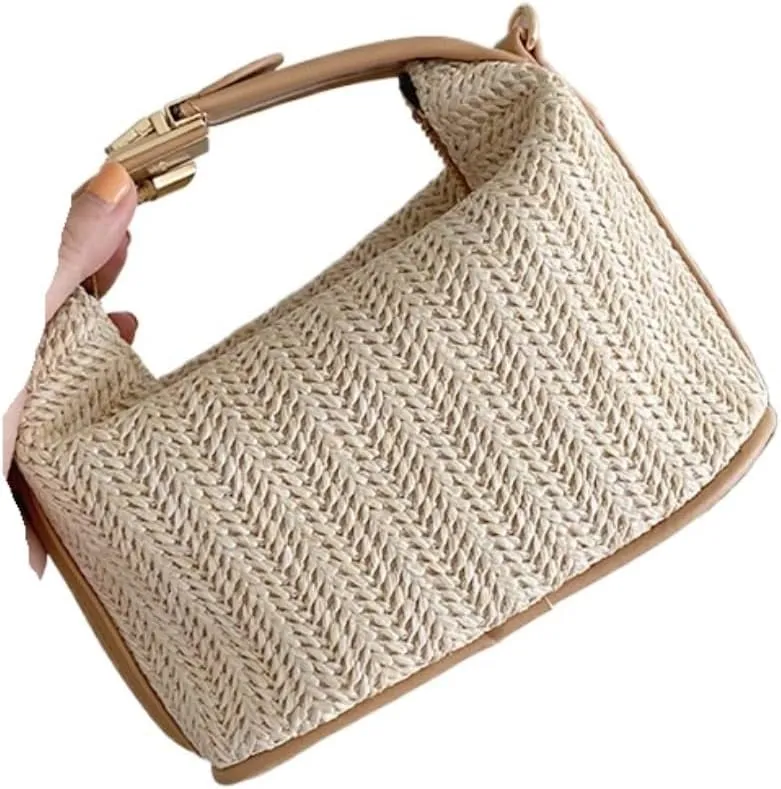 Large capacity Bag Exquisite Small Straw Crossbody Bag: Encounter Natural Beauty Ladies shoulder Bag