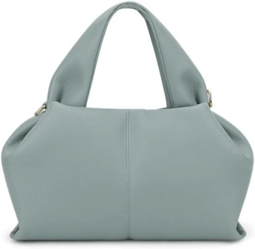 Large Capacity HandBags Genuine Leather Purses for Women Tote Bags Ladies Cloud Clutch Big Shoulder Commuter Bag