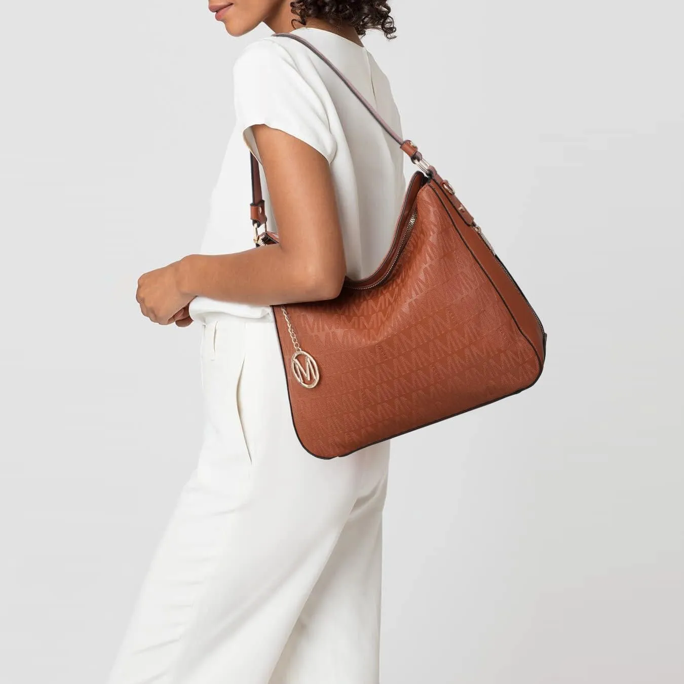 Large Hobo Bags for Women Designer Crossbody Shoulder Purses PU Leather Tote Handbags with Wallet