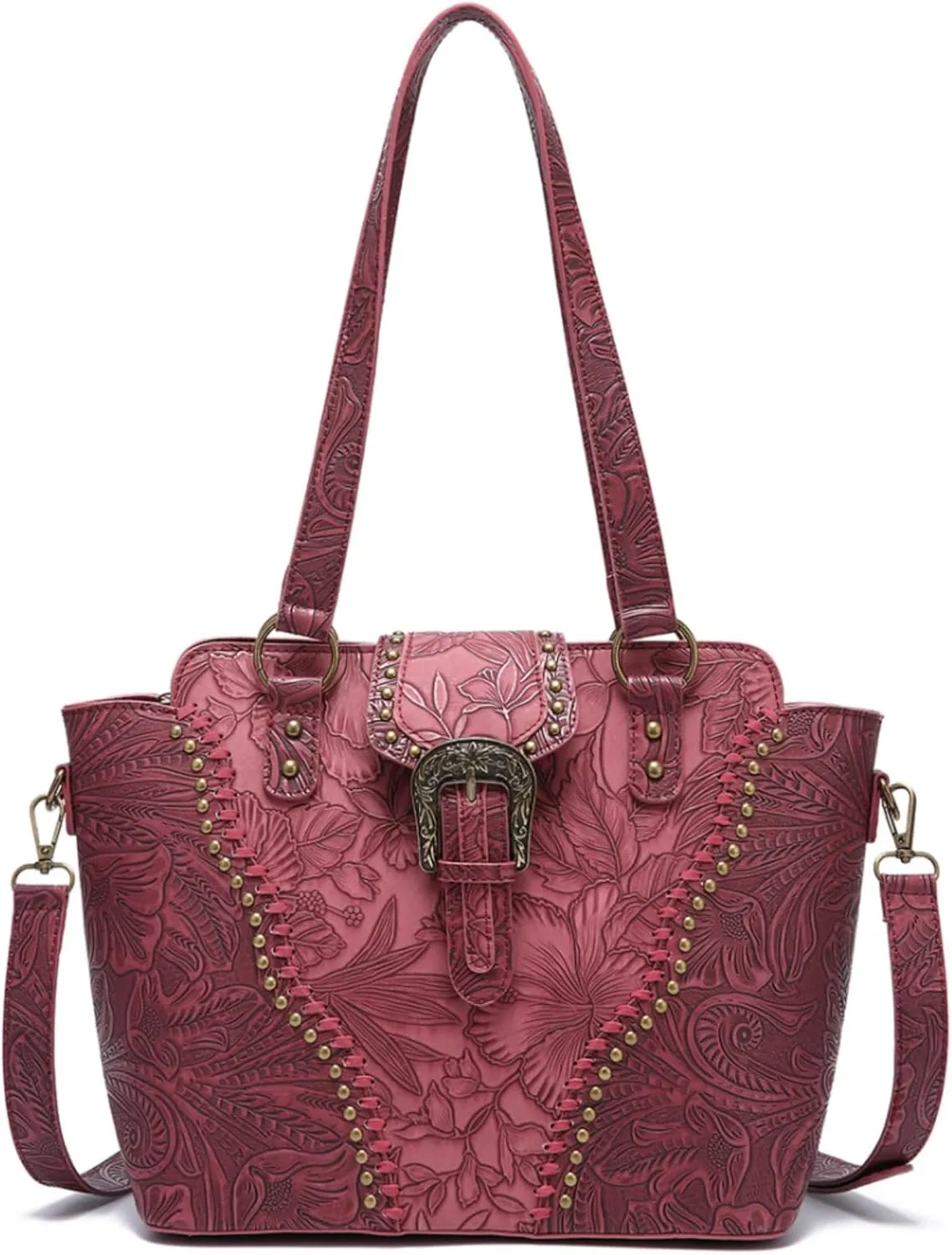Large Tote Bags for Women Large Top Handle Handbags Ladies Hobo Purse with Pockets Zipper Waterproof PU Leather Crossbody Bag
