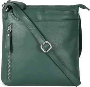 Leather Crossbody Bags for Women - Ladies Sling Handbags - Medium Cross body Purses Handbags - Purses For Women