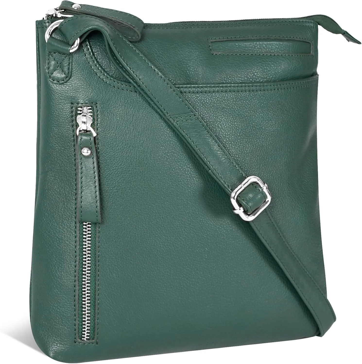 Leather Crossbody Bags for Women - Ladies Sling Handbags - Medium Cross body Purses Handbags - Purses For Women