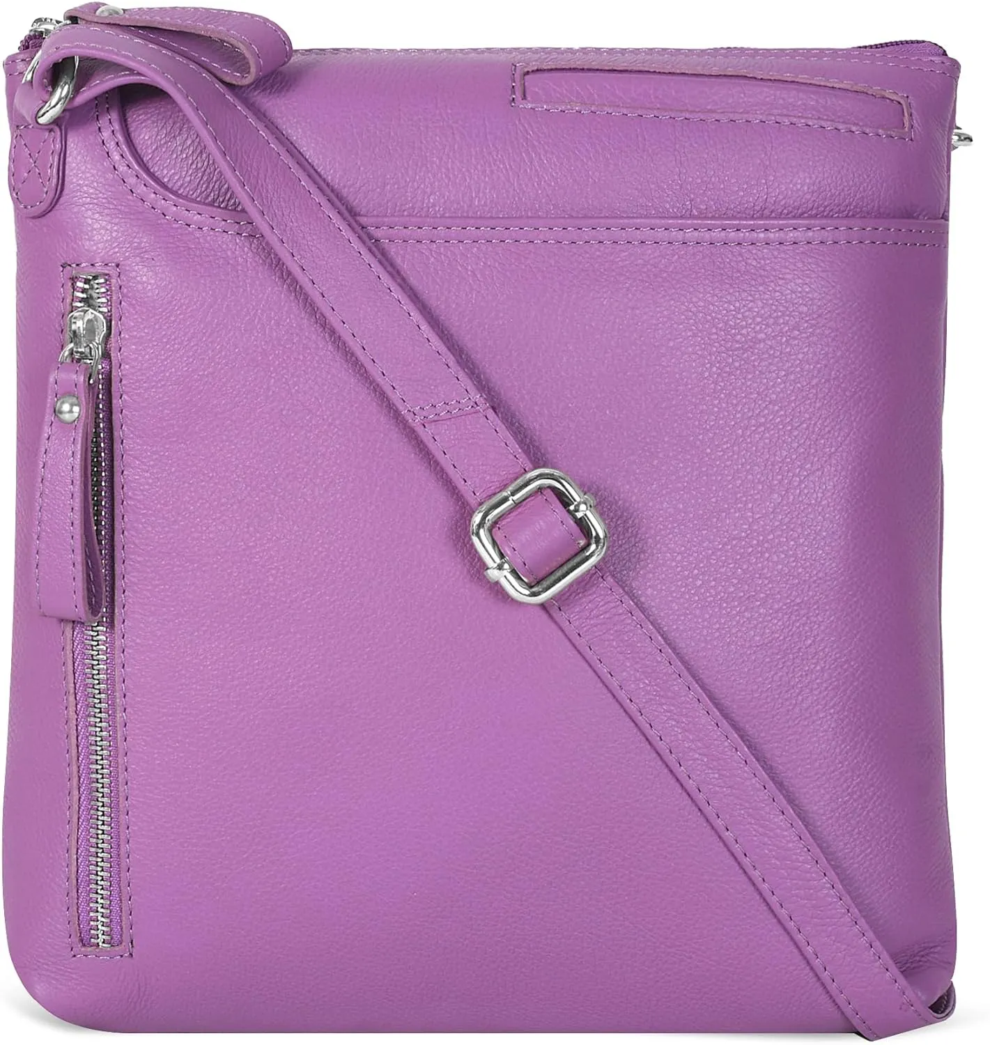 Leather Crossbody Bags for Women - Ladies Sling Handbags - Medium Cross body Purses Handbags - Purses For Women