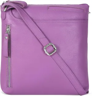 Leather Crossbody Bags for Women - Ladies Sling Handbags - Medium Cross body Purses Handbags - Purses For Women