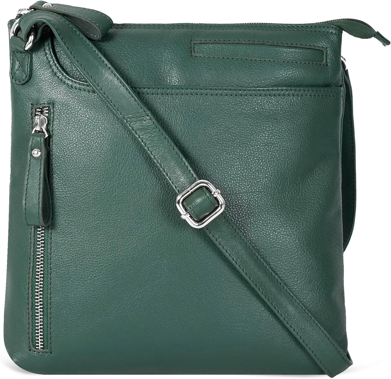 Leather Crossbody Bags for Women - Ladies Sling Handbags - Medium Cross body Purses Handbags - Purses For Women