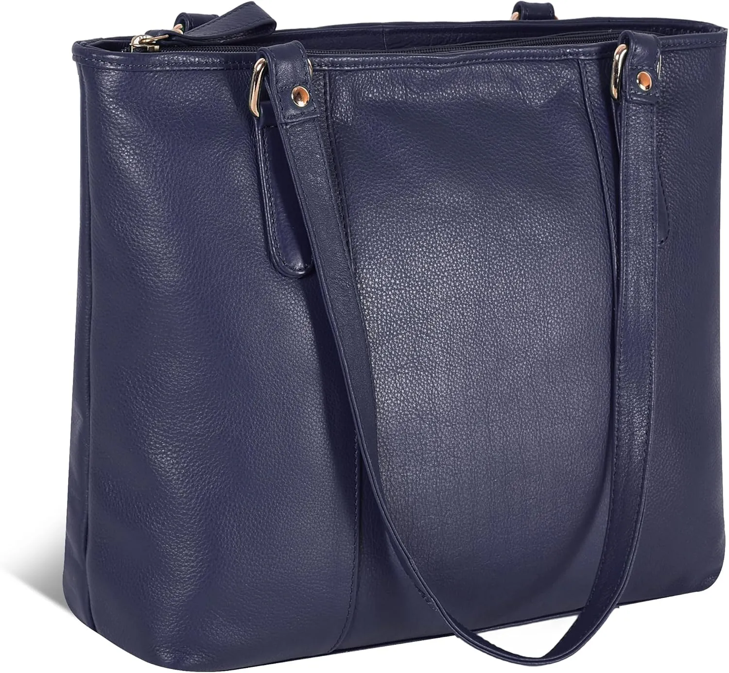 Leather Purse For Women - Real Leather Tote For Women - Ladies Shoulder Handbag For Work, Travel, Casual Use