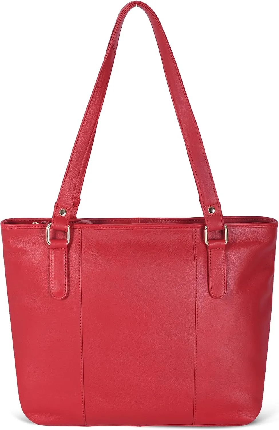Leather Purse For Women - Real Leather Tote For Women - Ladies Shoulder Handbag For Work, Travel, Casual Use