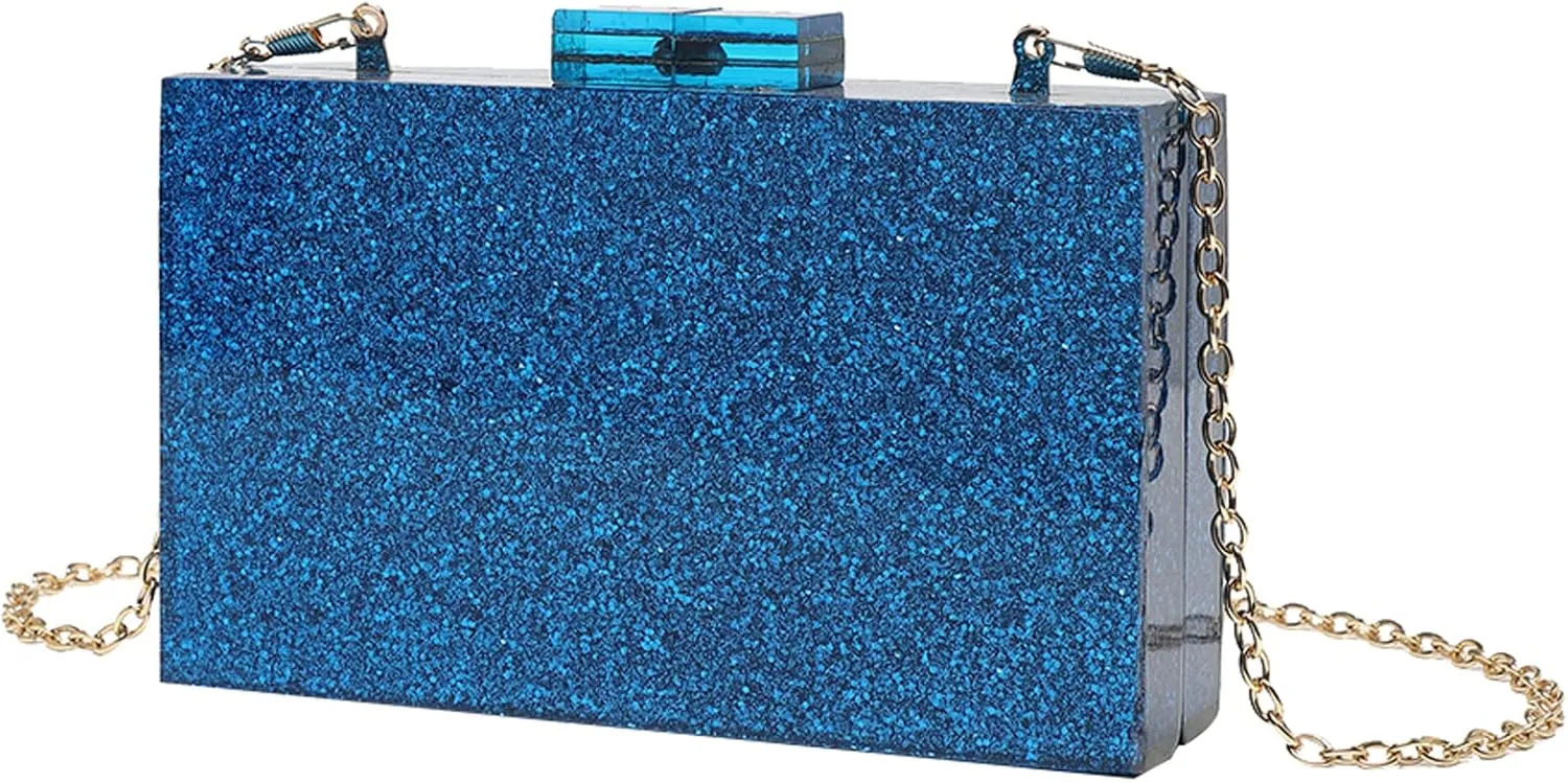 LETODE Acrylic Clutch Bags Purse Perspex Bag Handbags for Women