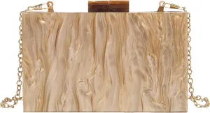 LETODE Acrylic Clutch Bags Purse Perspex Bag Handbags for Women