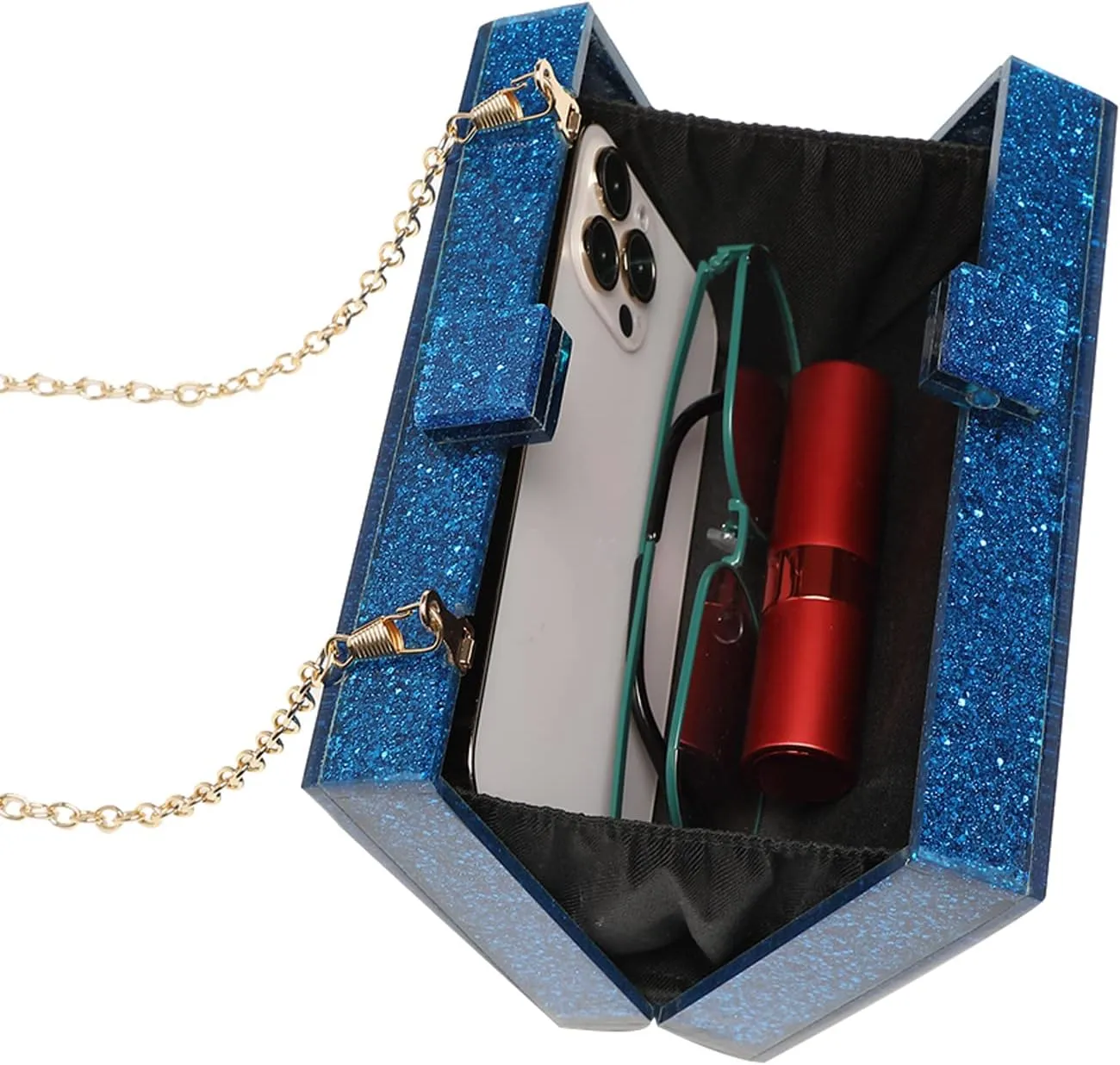 LETODE Acrylic Clutch Bags Purse Perspex Bag Handbags for Women