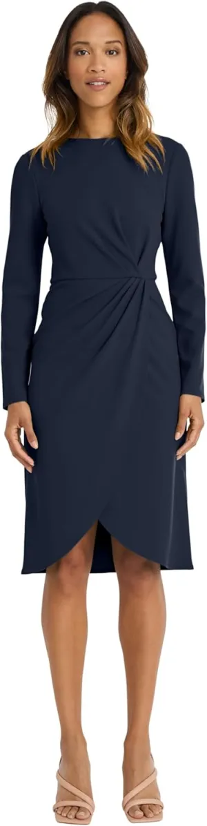 Maggy London Long Sleeve Wrap Cocktail, Wedding Guest, Or Valentine's Business Casual Work Dresses for Women