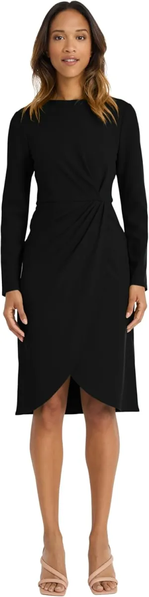 Maggy London Long Sleeve Wrap Cocktail, Wedding Guest, Or Valentine's Business Casual Work Dresses for Women