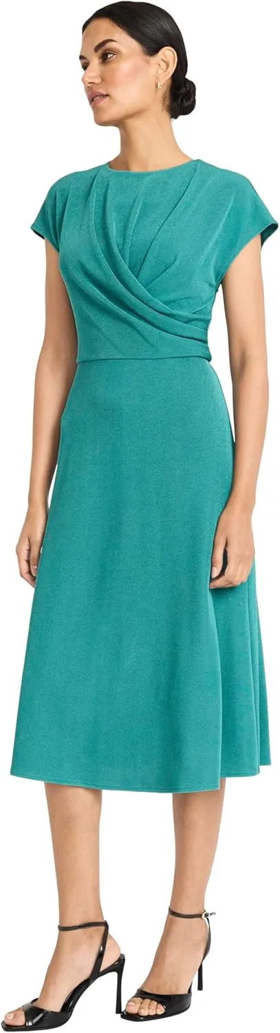 Maggy London Women's Draped Bodice Maxi Dress
