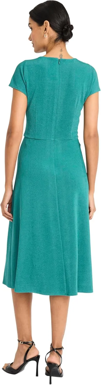 Maggy London Women's Draped Bodice Maxi Dress