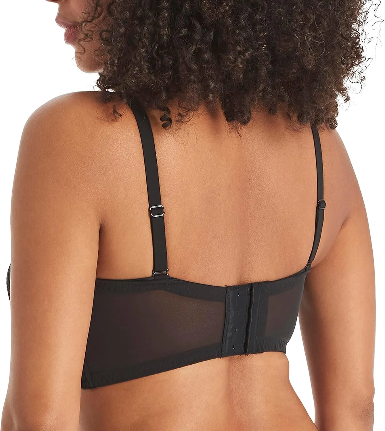 Maidenform Women's Wireless Bralette, Pure Comfort Lace Longline Bra, Convertible Bra for Women