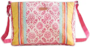 Maison d' Hermine Hand Bag Cotton Adjustable Shoulder Strap Cross Body Bag Tote purse with Zippered & Slip Pockets