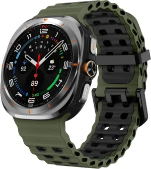 Marine Band For Samsung Galaxy Watch Ultra Strap 47mm Accessories Sport silicone correa Bracelet For Galaxy Watch7 ultra 47 mm Strap