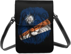 Marshall Islands Rosal Islanders Lion Flag Small Crossbody Bag Is A Shoulder Bag Designed For Women And Girls Cell Phone Crossbody Wallet Purses With Card Slots Adjustable Strap