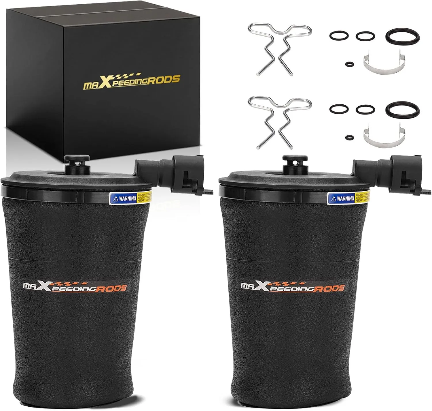 maXpeedingrods 2PCS Rear Air Suspension Bags for Ford Crown Victoria 1992-2010, for Lincoln Towncar 89-20, for Mercury Grand Marquis 1989-2010 Air Ride Spring Bag 3U2Z5580PA