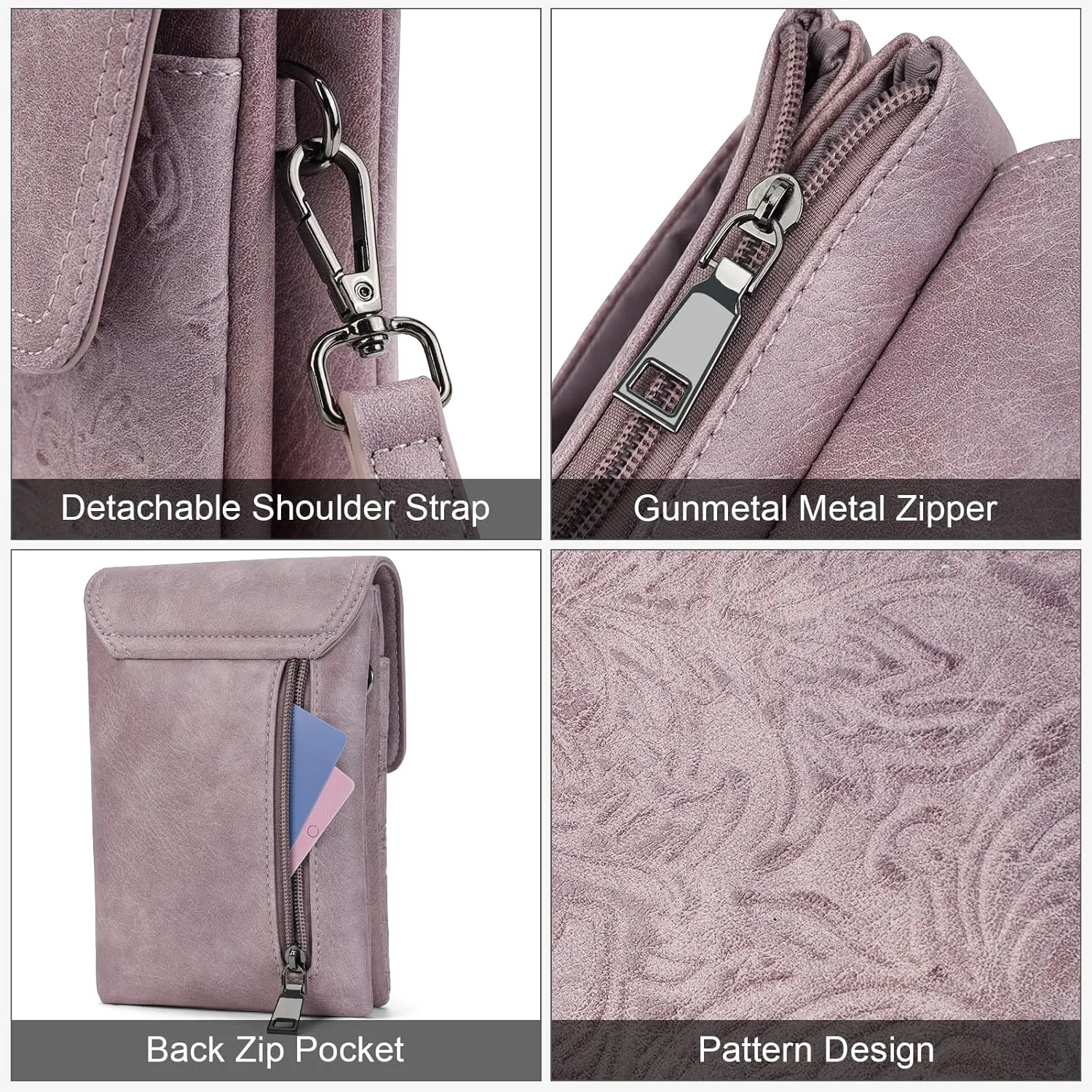 MEITRUE Crossbody Bags for Women Trendy, Leather Crossbody purse with Adjustable Strap, Women's Crossbody Shoulder Handbags