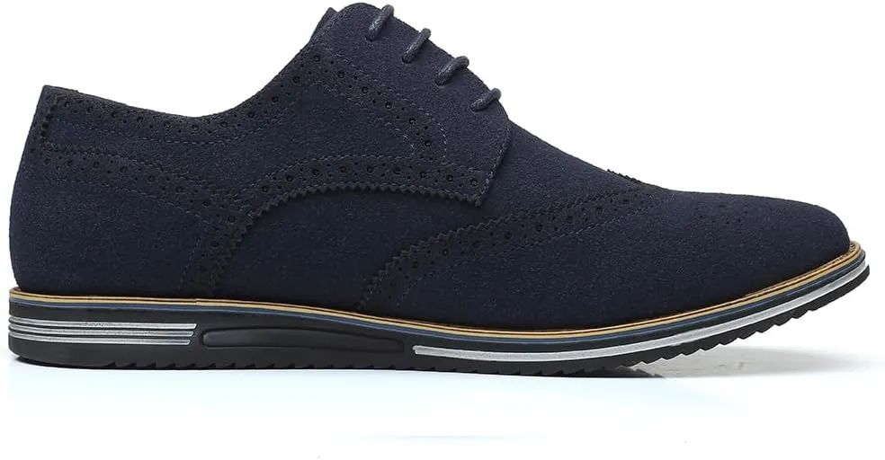 Men's Brogues Lace Up Oxford Classic Modern Formal Leather Shoes for Men