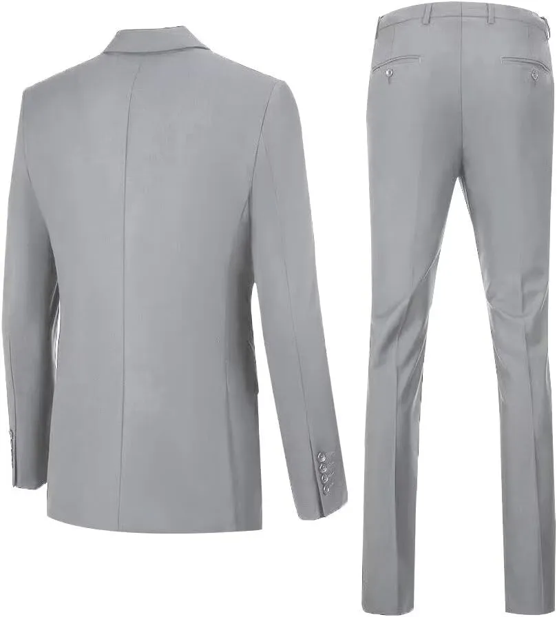 Men's Suit 3 Pieces Slim Fit Wedding Suit for Men Formal Prom Tuxedo Bussiness Suit Jacket Vest Pants with Tie