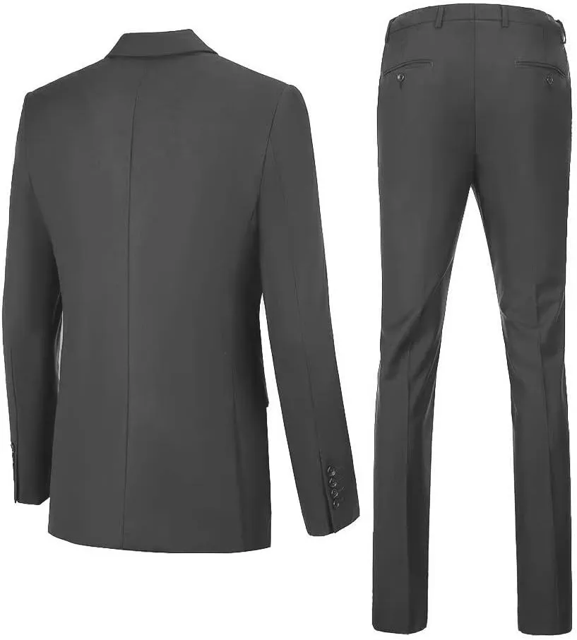Men's Suit 3 Pieces Slim Fit Wedding Suit for Men Formal Prom Tuxedo Bussiness Suit Jacket Vest Pants with Tie