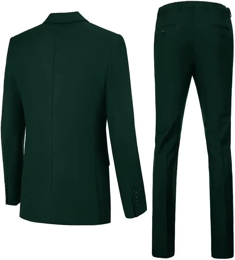 Men's Suit 3 Pieces Slim Fit Wedding Suit for Men Formal Prom Tuxedo Bussiness Suit Jacket Vest Pants with Tie