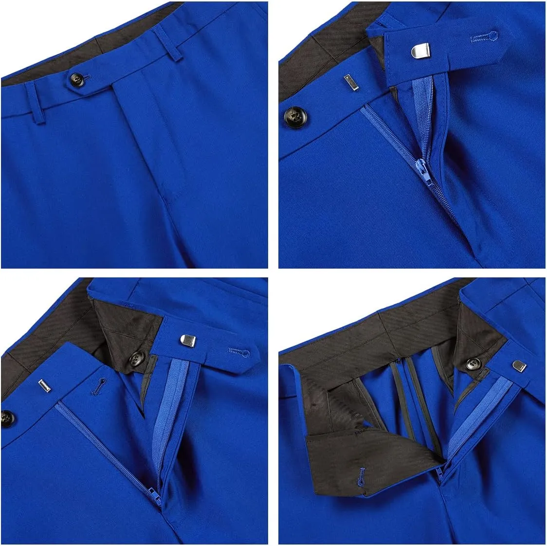 Mens Suits Regular Fit 3 Piece Tuxedo Blazer Jacket Vest Pants Formal Suit Set for Men Wedding Prom Casual