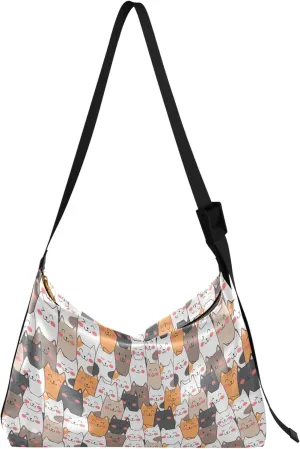 Merry Christmas Lights Santas PU Leather Women Bag Hobo Large Crossbody Bags Animal Print Crossbody Hobo Purse