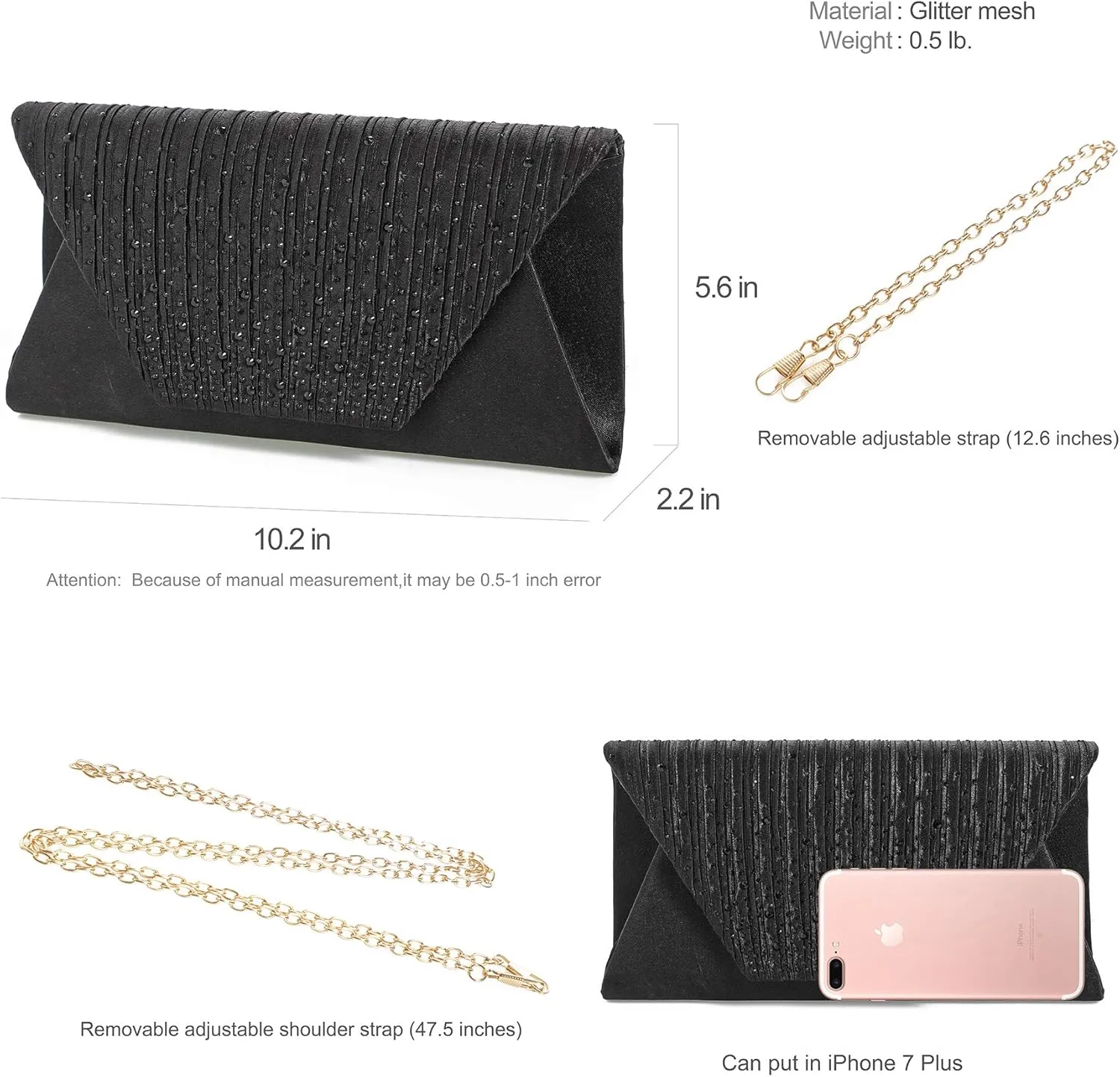 Mihawk Women's Clutch Purses and Bags - Evening Clutches and Handbags