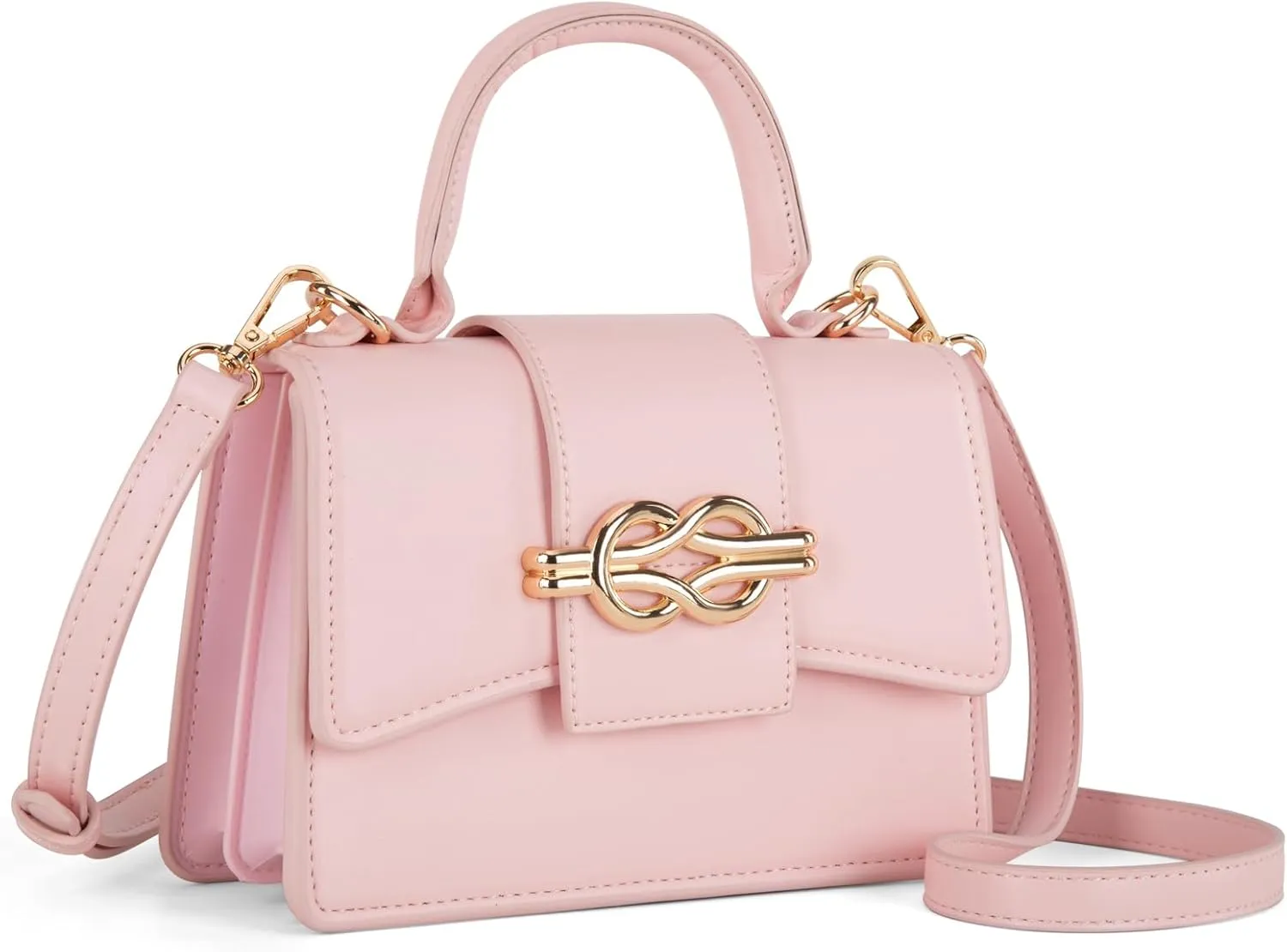 Milan Chiva Small Top Handle Purses for Women Mini Satchel Crossbody Bag Elegant Square Bag
