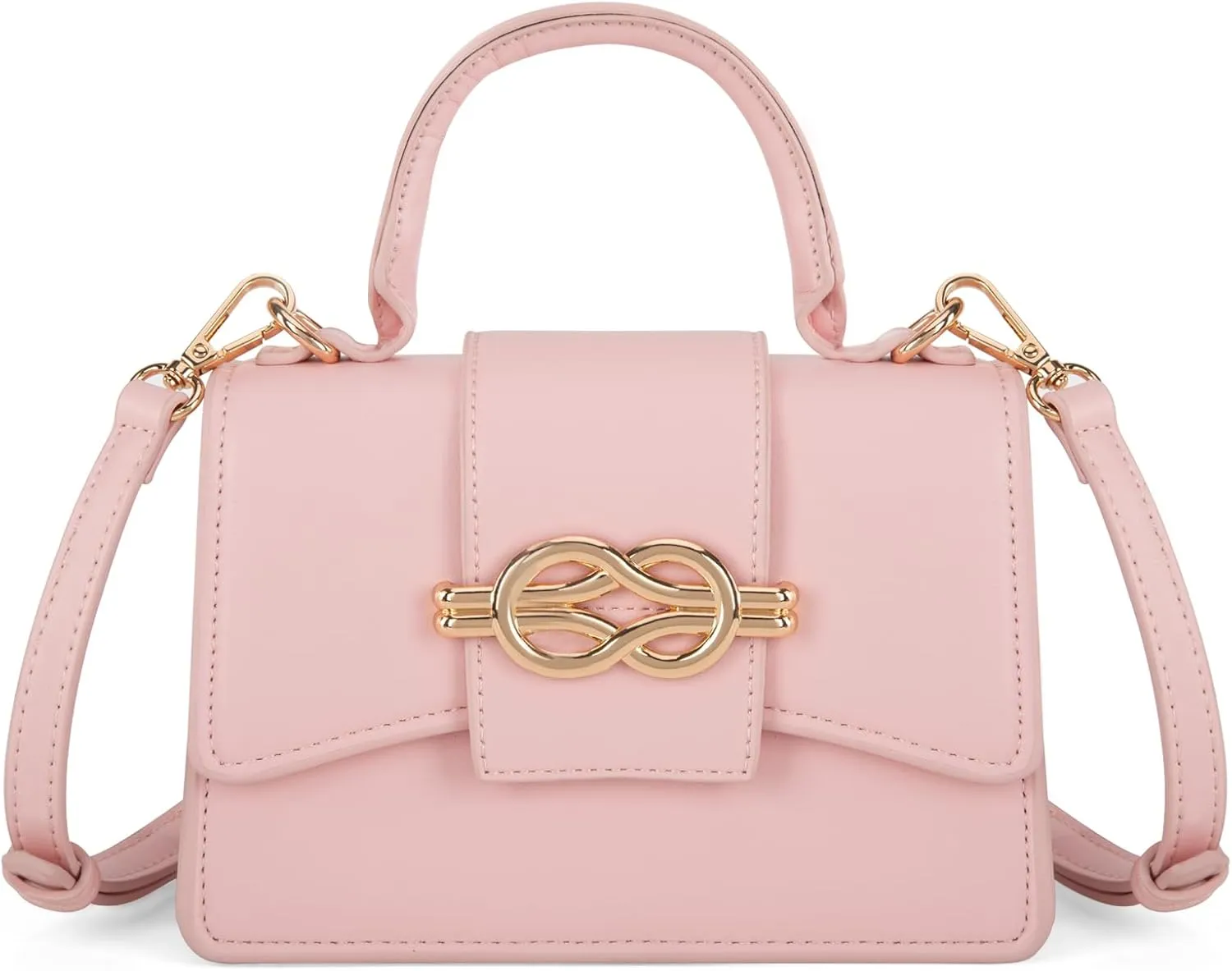 Milan Chiva Small Top Handle Purses for Women Mini Satchel Crossbody Bag Elegant Square Bag