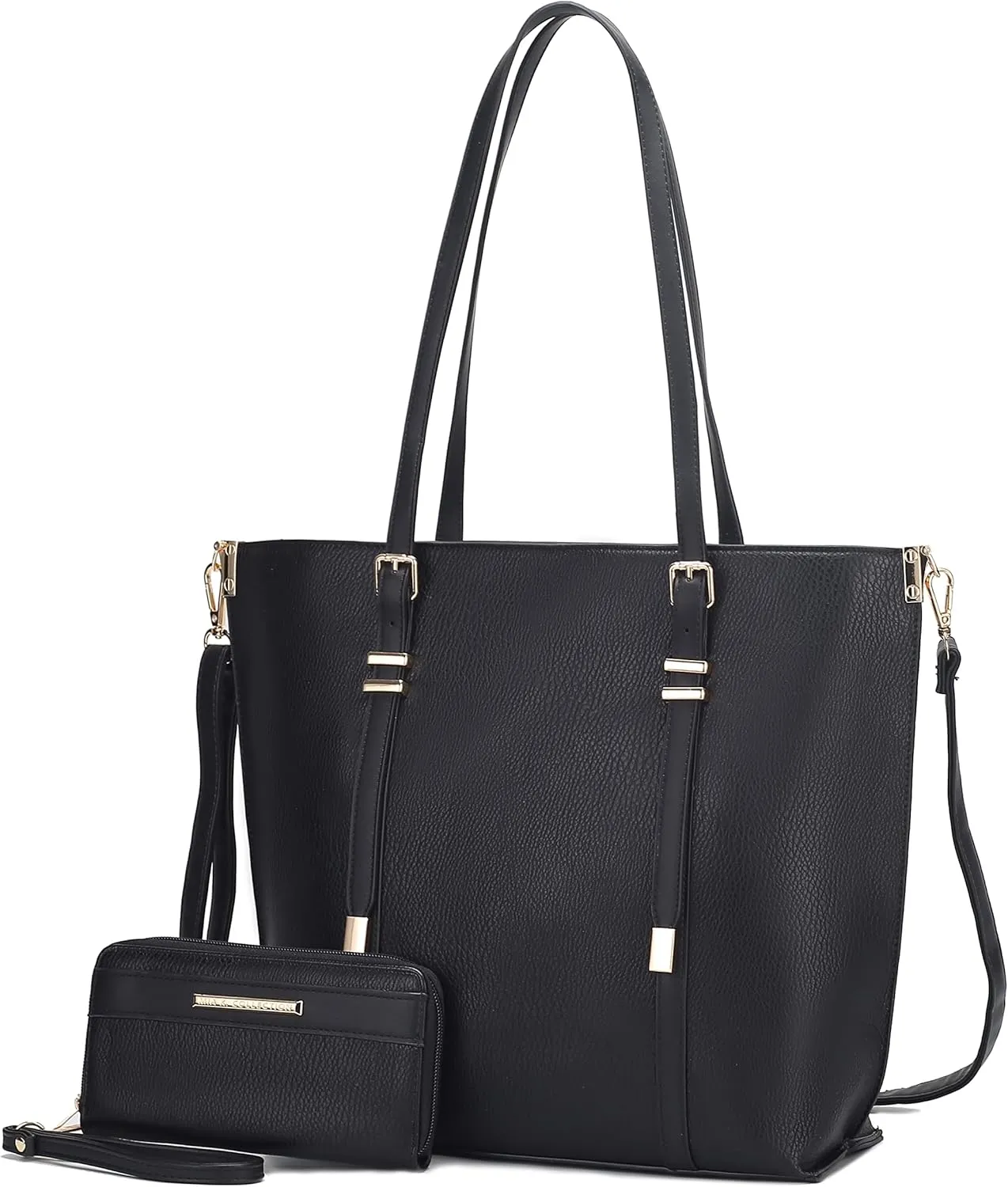 MKF Collection Tote Bag & Wallet for Women, Vegan Leather Handbag Set-Top- Handle Purse By Mia K