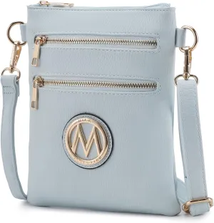 MKF Collection Women Crossbody Bag, Trendy Shoulder bag Crossover Purses for Women Sling Bag by Mia K