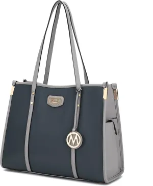 MKF Collection Women's Shoulder Bag, PU Leather Ladies Satchel Handbag – Top Handle Tote Bag Fashion Purse by Mia K