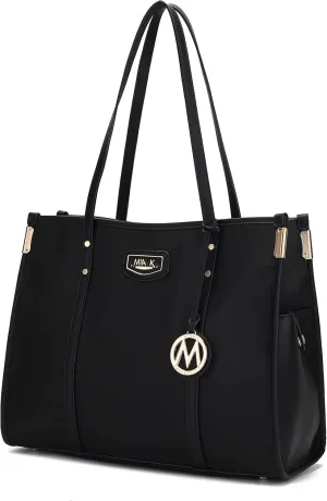 MKF Collection Women's Shoulder Bag, PU Leather Ladies Satchel Handbag – Top Handle Tote Bag Fashion Purse by Mia K